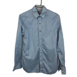 Robert Graham Stripped Shirt Men’s Slim Fit size Small
